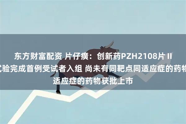 东方财富配资 片仔癀:创新药PZH2108片Ⅱa期临床试验完成首例受试者入组 尚未有同靶点同适应症的药物获批上市